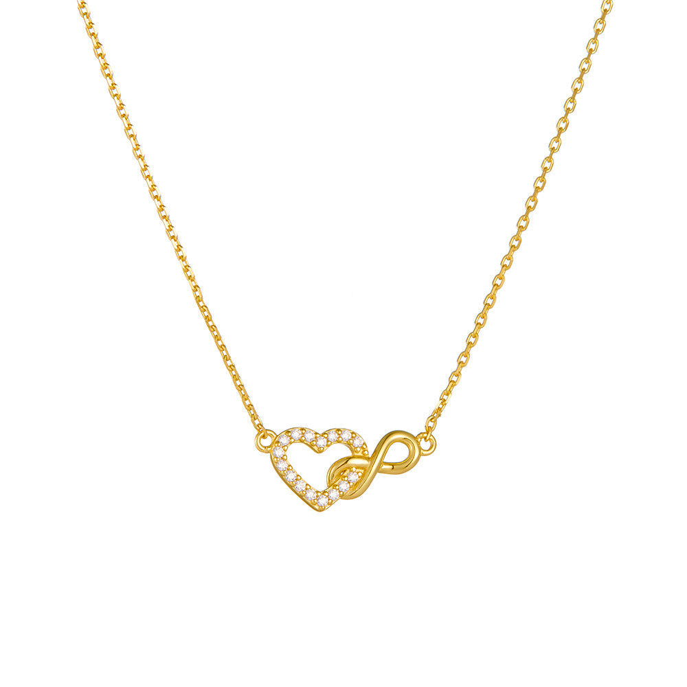 Lily’s LuckyHeart Infinity Necklace