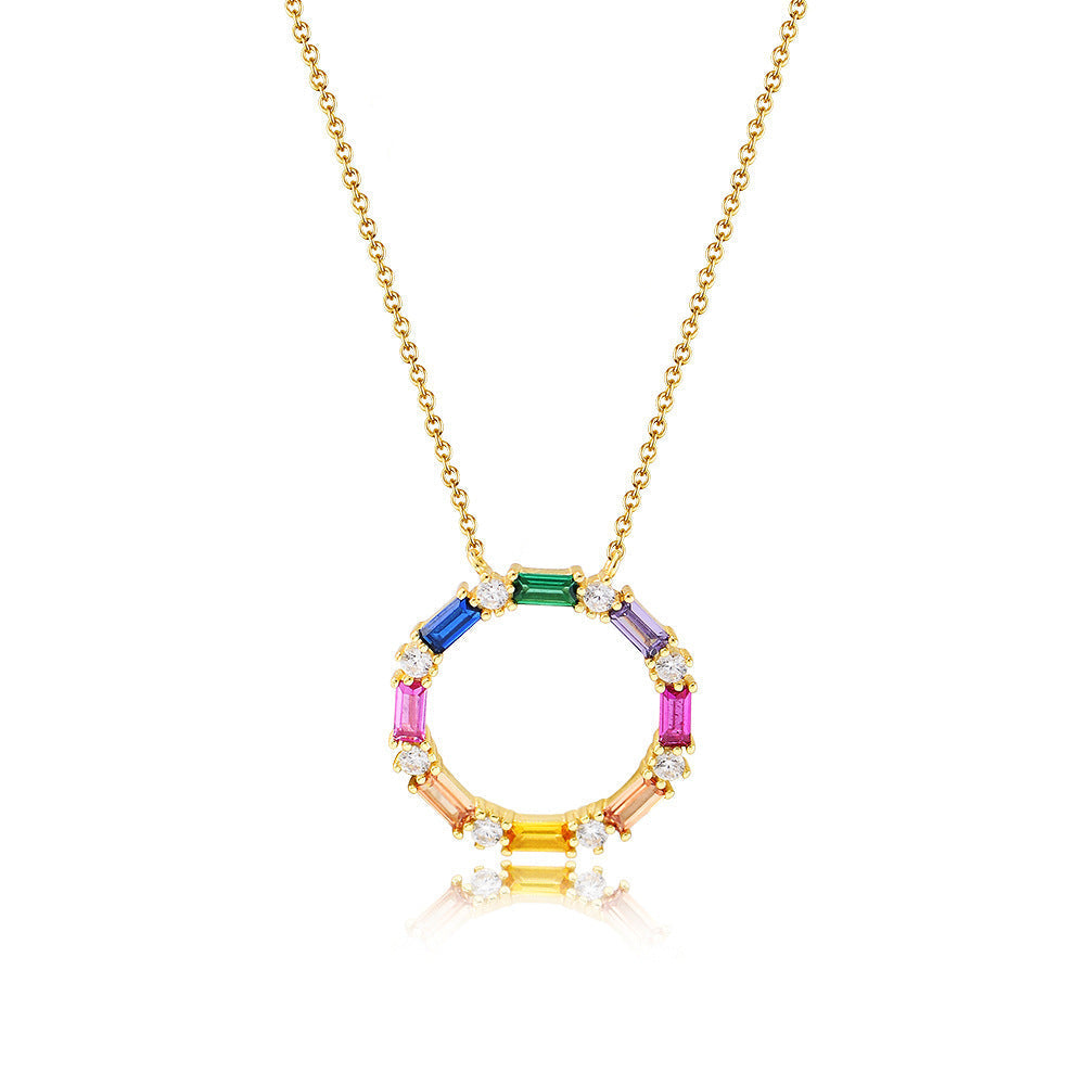 Rainbow Ring Radiance Necklace