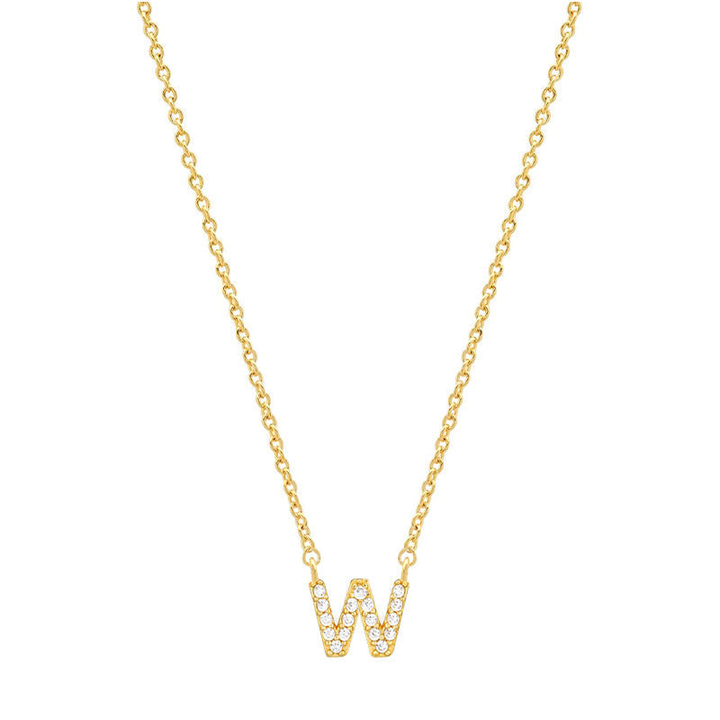 Tiny Dainty Initials Necklace