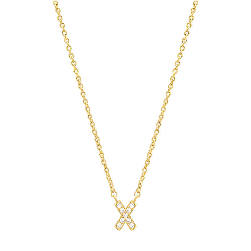 Tiny Dainty Initials Necklace