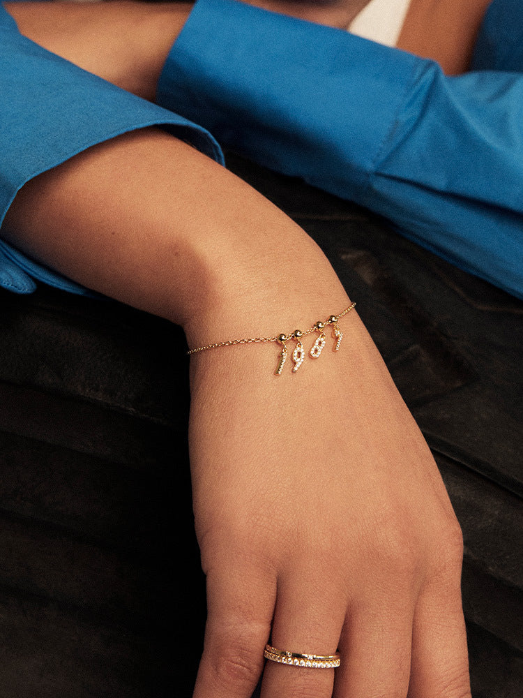 Little Initials Connecting Together Necklace