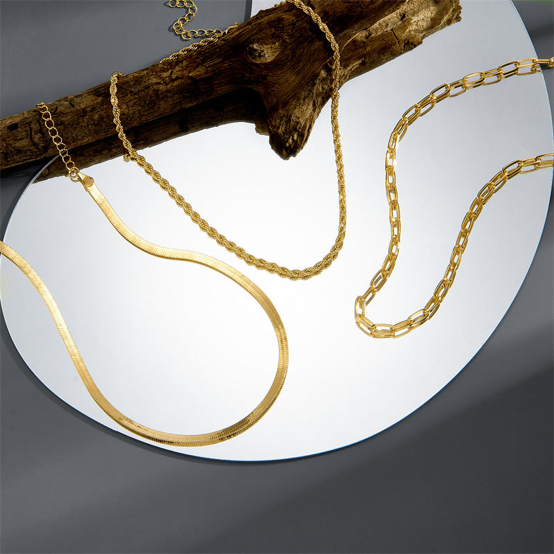 Golden Waves Necklace