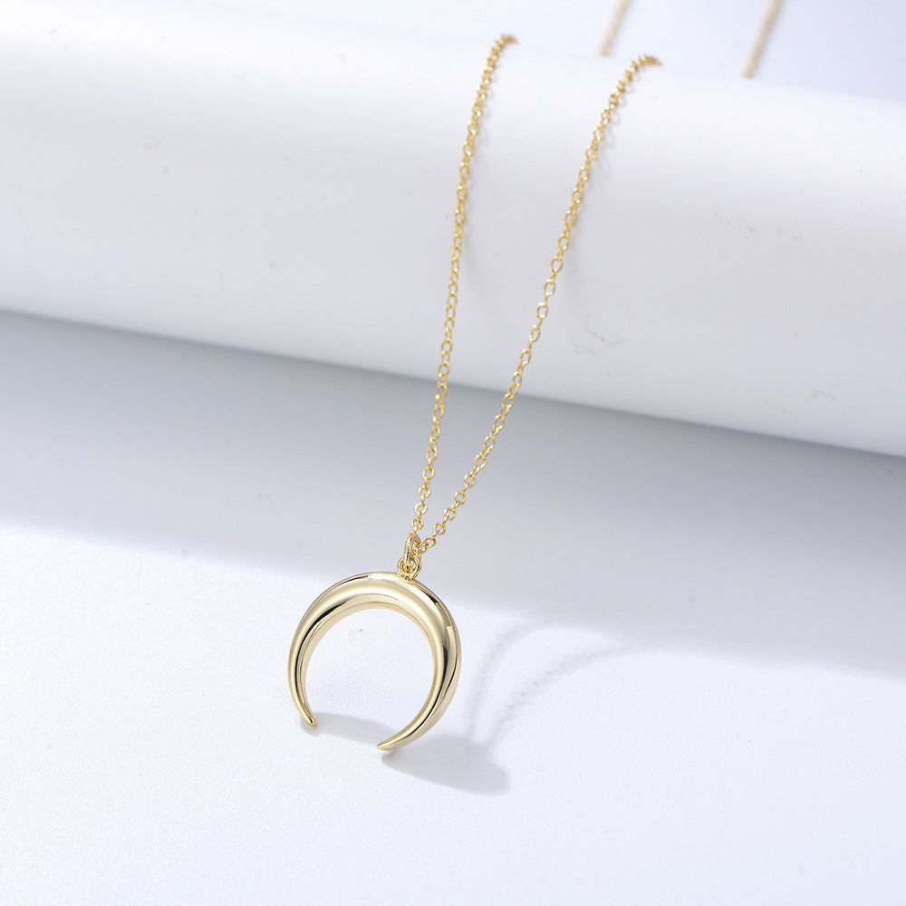 Crescent Whisper Necklace