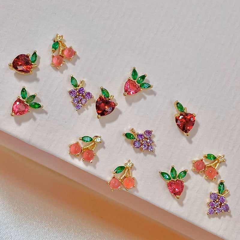 Peach Blossom Drop Earrings