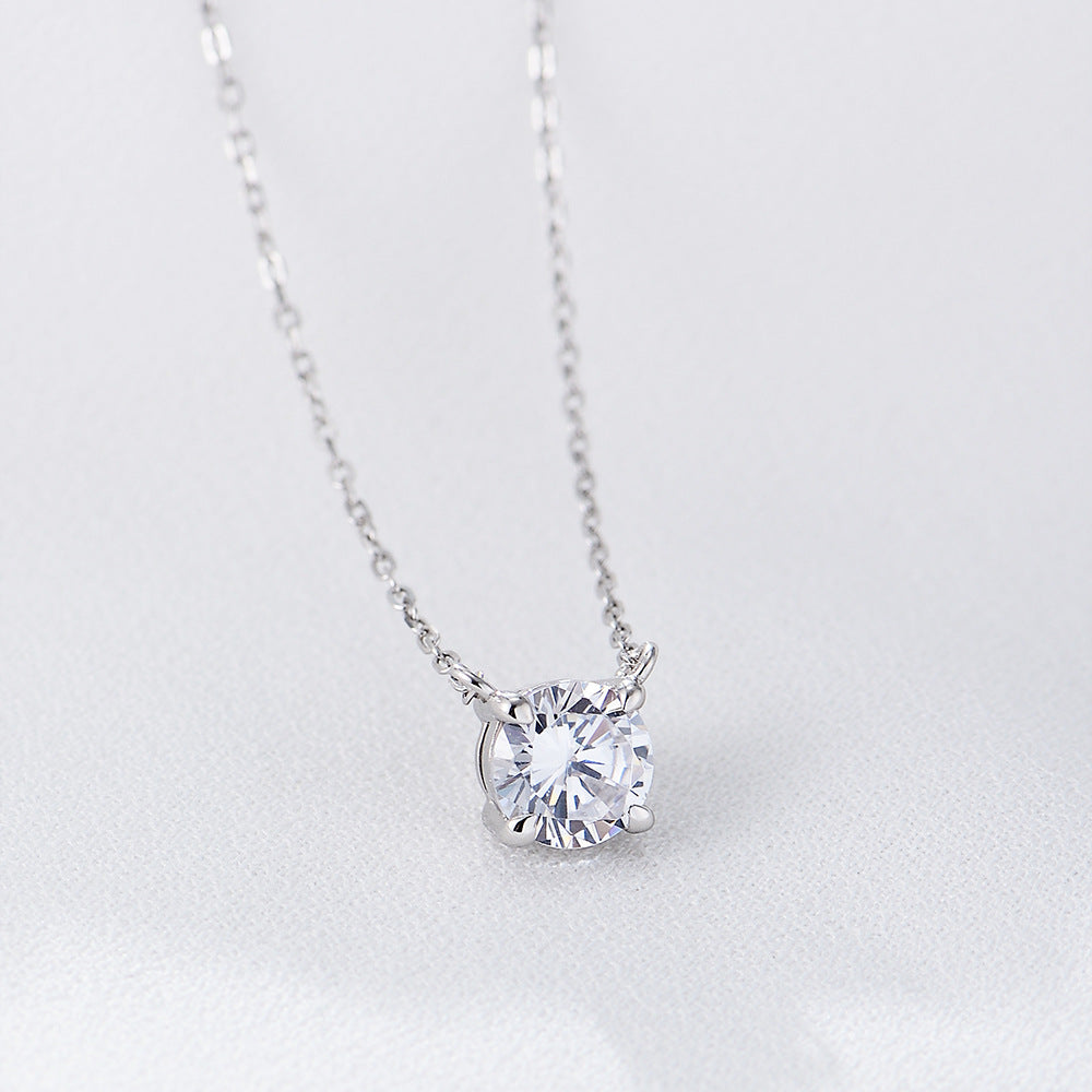 Solitaire Whisper Necklace