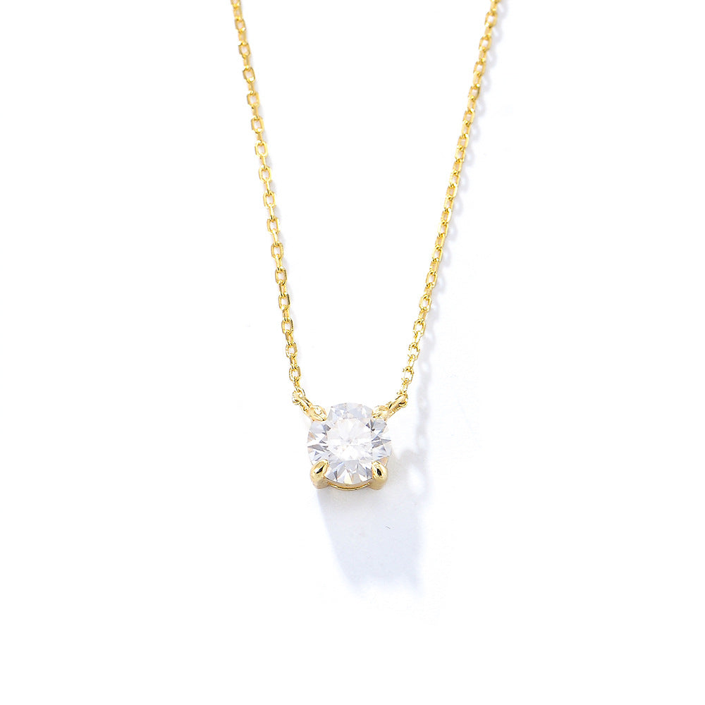 Solitaire Whisper Necklace