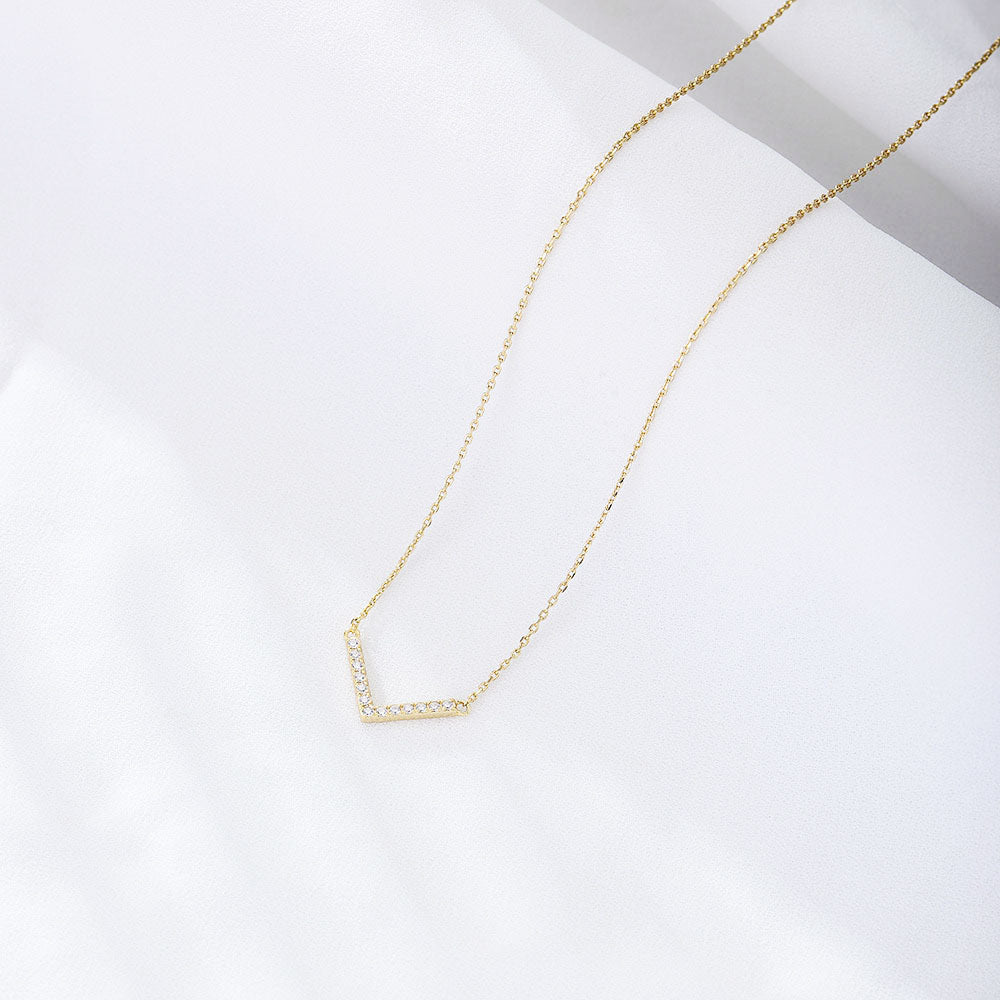 V Edge Necklace