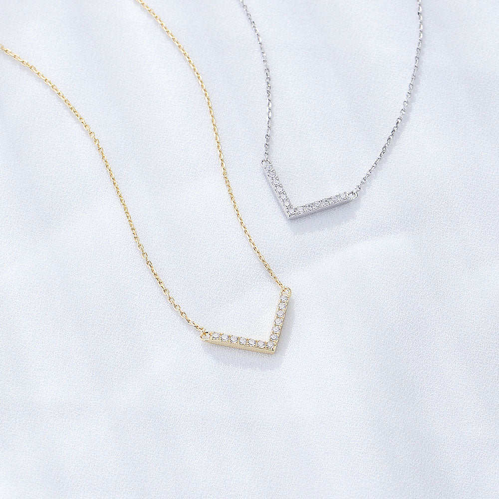 V Edge Necklace