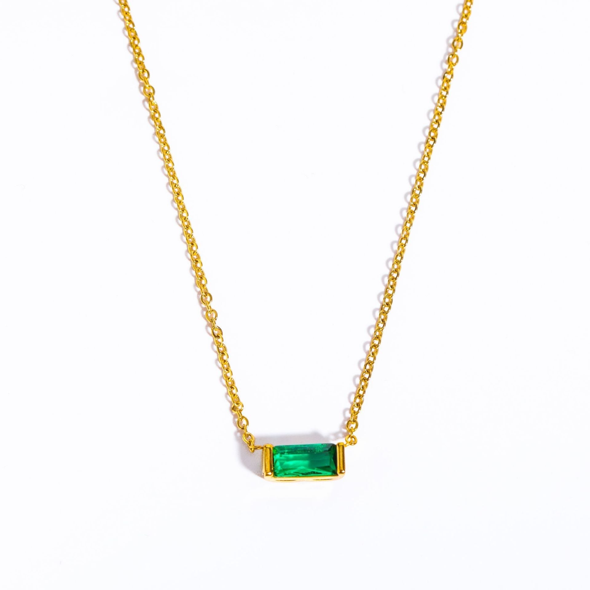 Birthstone Bar Necklace
