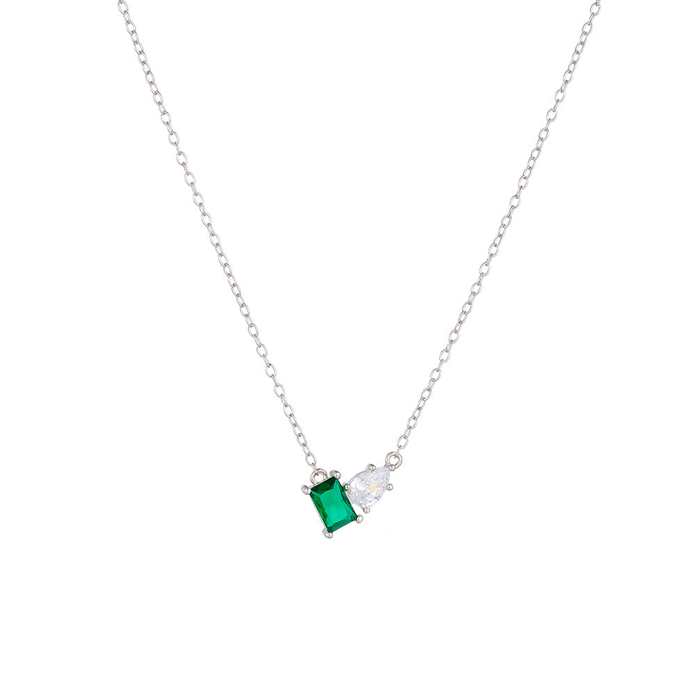 Emerald Duo Necklace