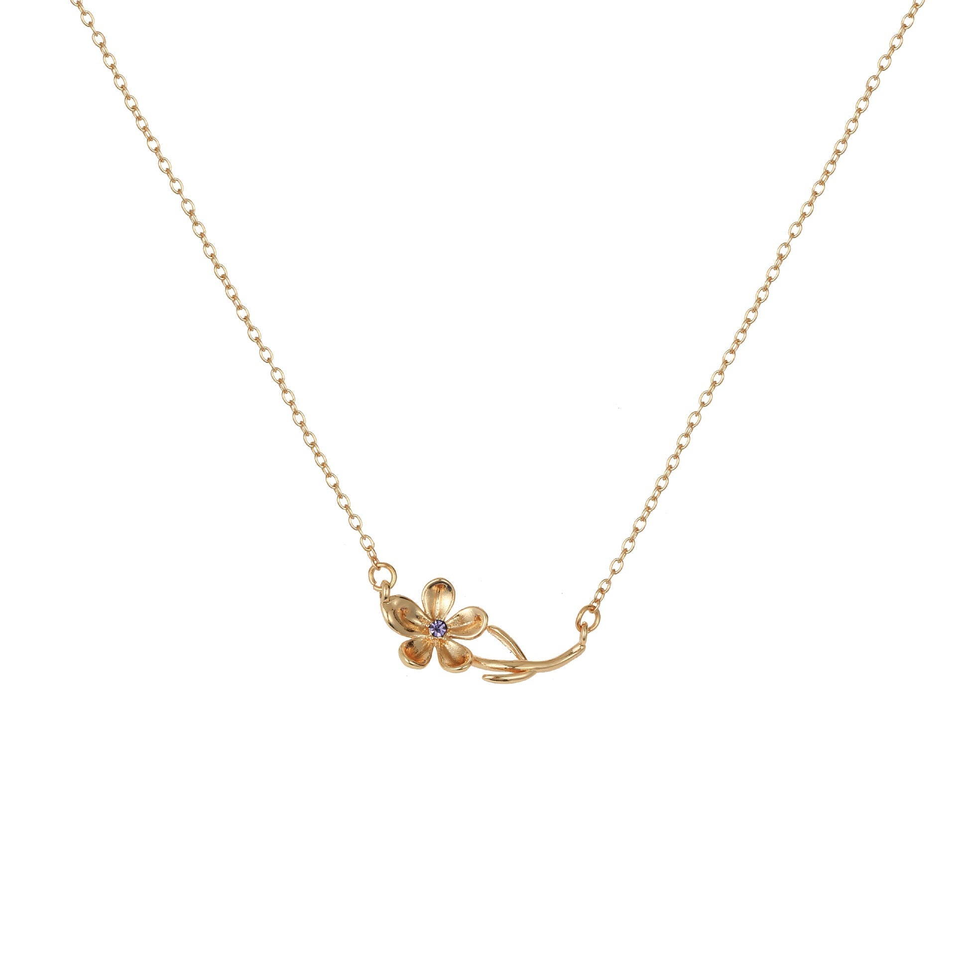 Mama's Bloom Birth Flower Necklace