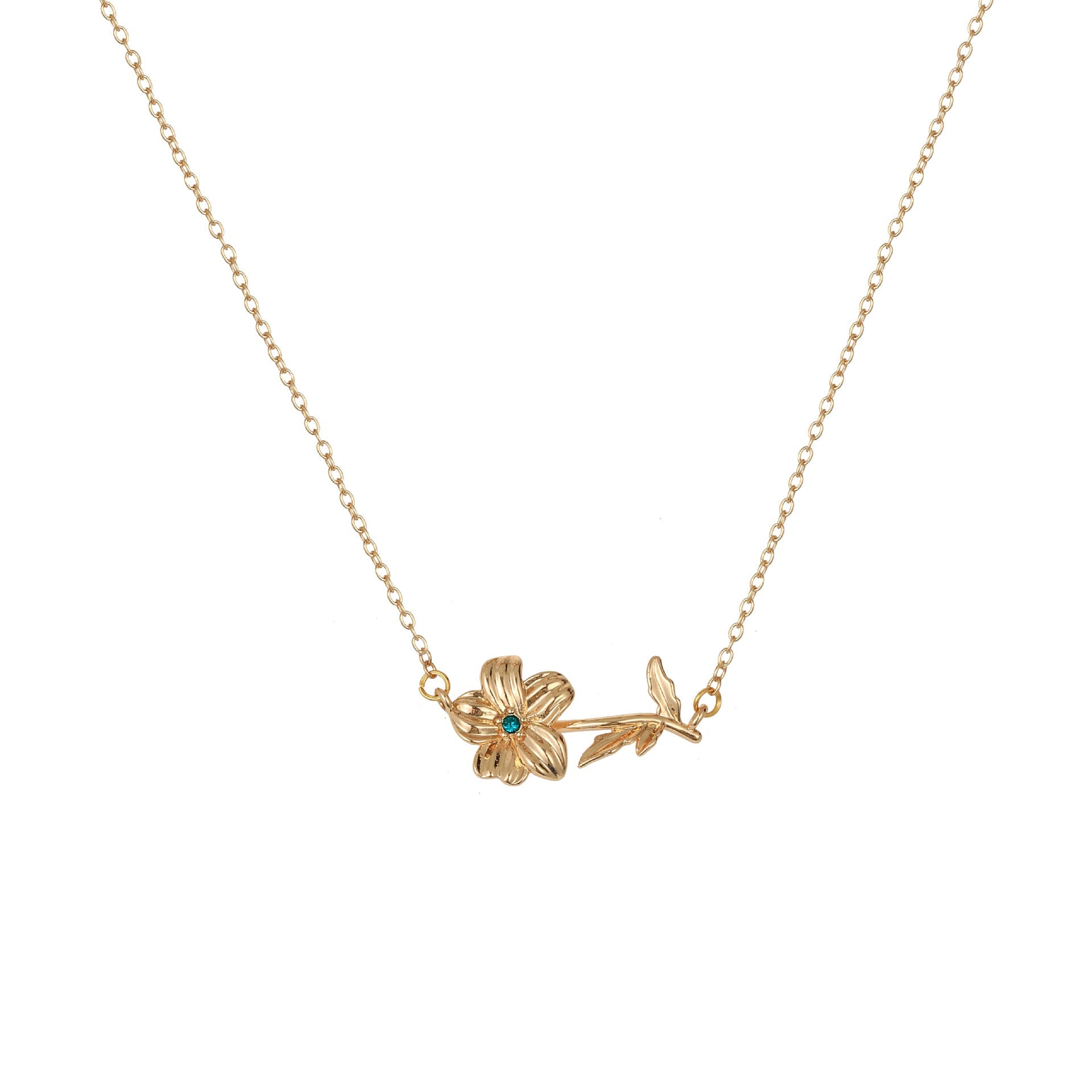 Mama's Bloom Birth Flower Necklace