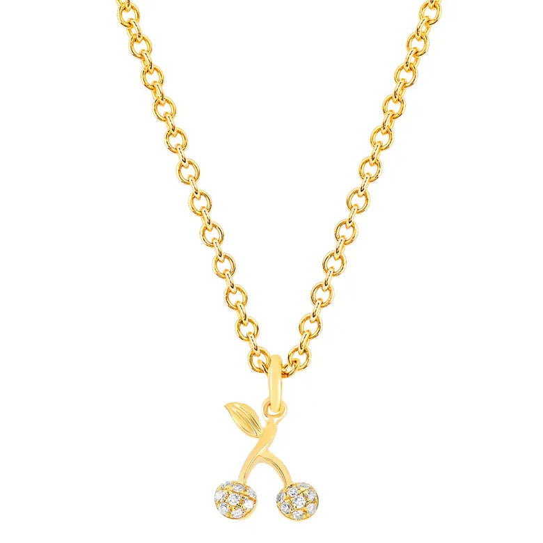 Cherry Blossom Charm Necklace