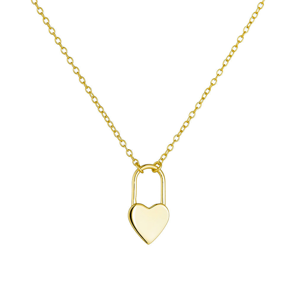 Eternal Heart Lock Necklace
