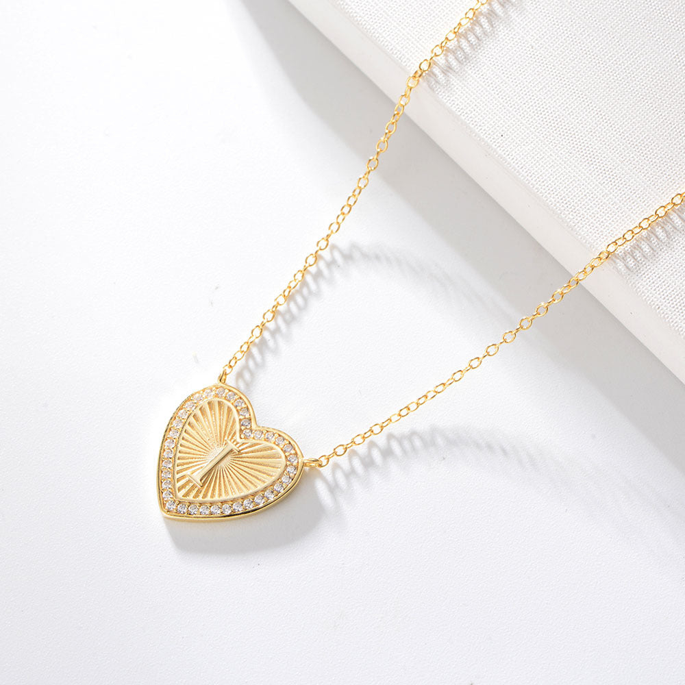 Serenity’s Heart Cipher Necklace