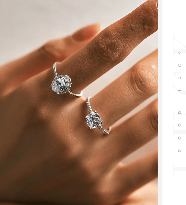 Ethereal Elegance Ring - Round Brilliant Cut
