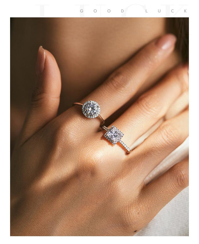 Ethereal Elegance Ring - Oval Brilliant Cut
