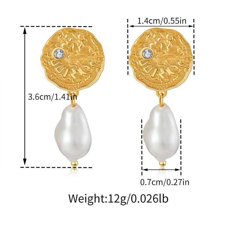 Solomon Pearl Drops Earrings