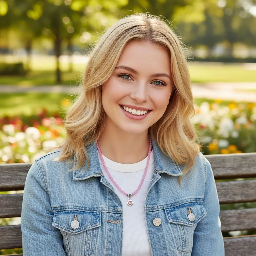 Blush Amethyst Glow Necklace