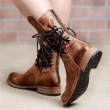 WYNONA | RUSTIC VINTAGE LEATHER BOOTS