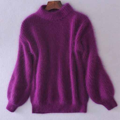 Lynelle - Vintage Angora Knitted Sweater