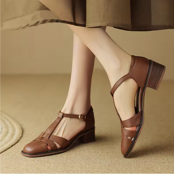 Lynelle™ | Sylviera T-Strap Flats