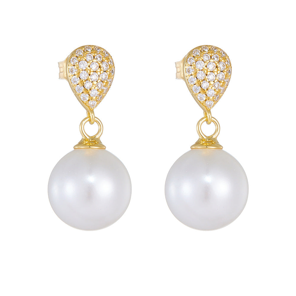 Lila’s DewdropPearl Earrings