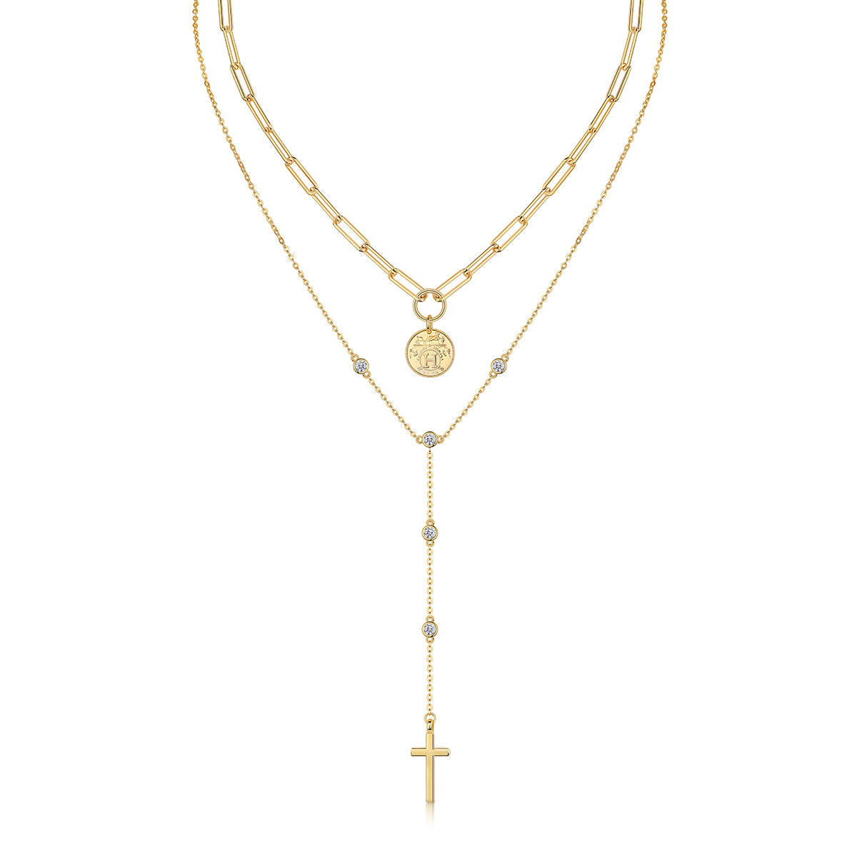 Lotus Faith Layer Necklace
