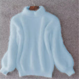 Lynelle - Vintage Angora Knitted Sweater