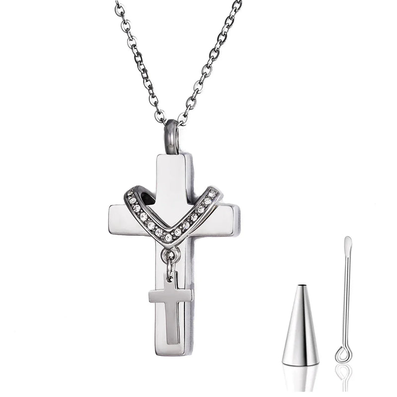 Pamper Soul™ Cross Memorial Necklace