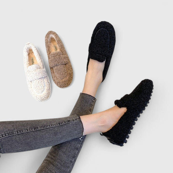 Lynelle™ | Warm & Elegant Teddy Shoes