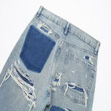 Lynelle™ | Jean Patchwork Tuhoitettu