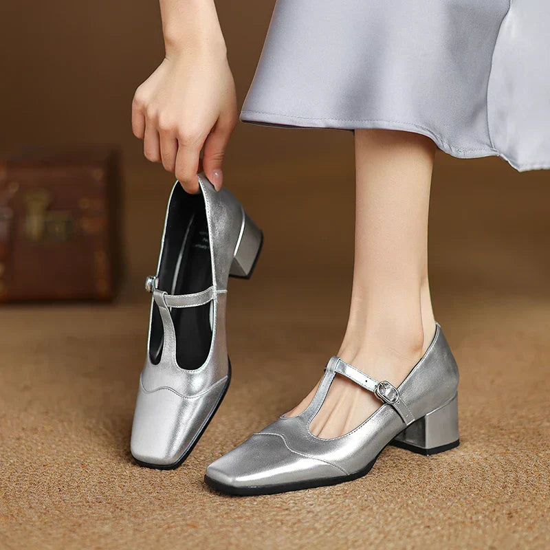 Lynelle™ | Kalvoria Leopard Mary Janes