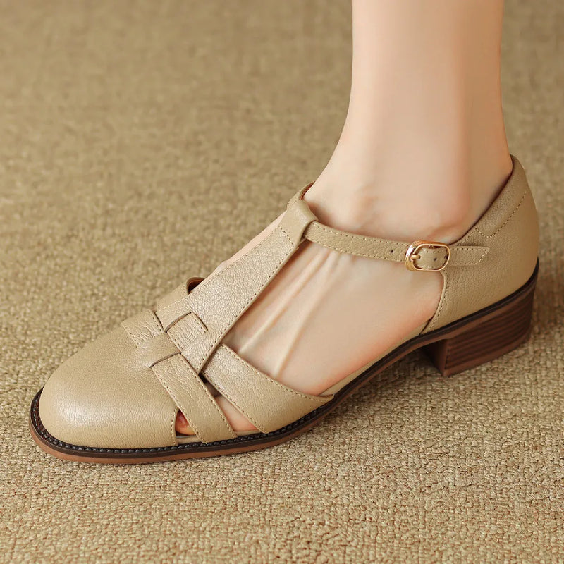 Lynelle™ | Sylviera T-Strap Flats