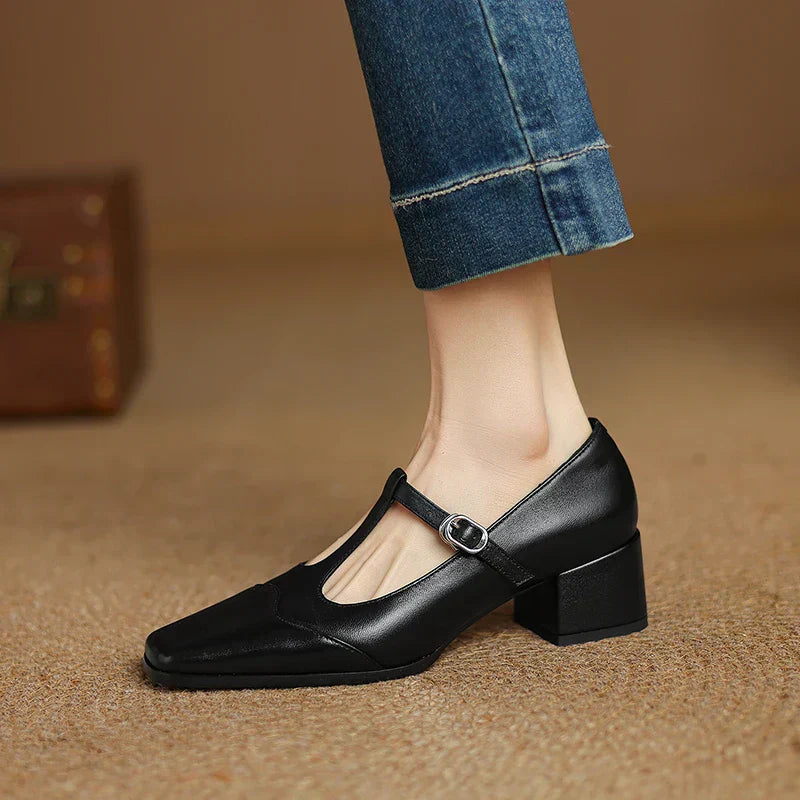Lynelle™ | Kalvoria Leopard Mary Janes