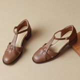 Lynelle™ | Sylviera T-Strap Flats