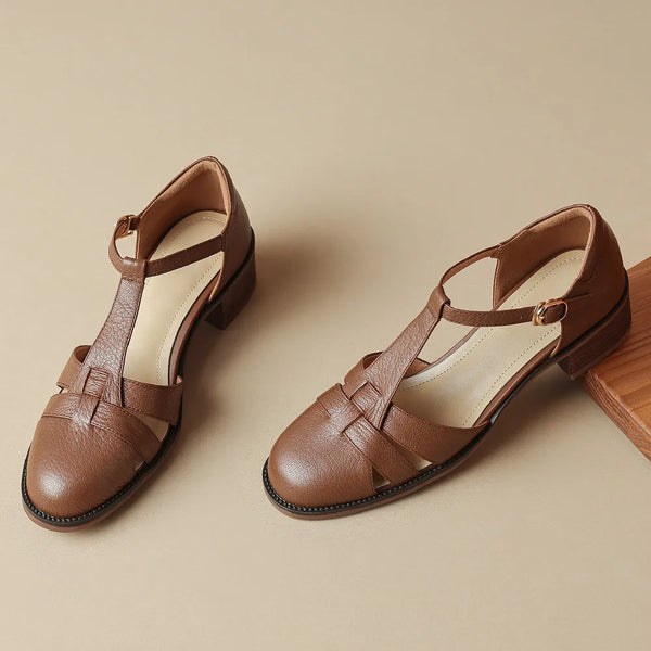 Lynelle™ | Sylviera T-Strap Flats