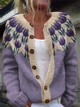 Violet Handmade Vintage Knit