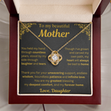 To My Beautiful Mother Necklace - Mothers Day Gift