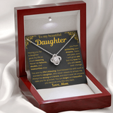 To My Daughter Necklace - My Life's Blessing - Gift from Mom