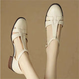 Lynelle™ | Sylviera T-Strap Flats