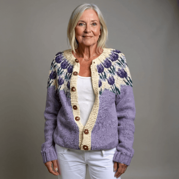 Violet Handmade Vintage Knit