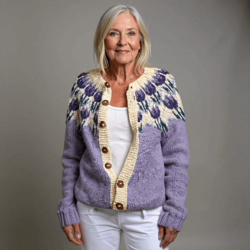 Violet Handmade Vintage Knit