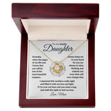 To My Daughter Necklace - Gift from Mom
